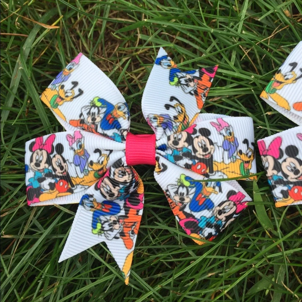 Mickey Mouse Character Hair‎ Bows 2pk